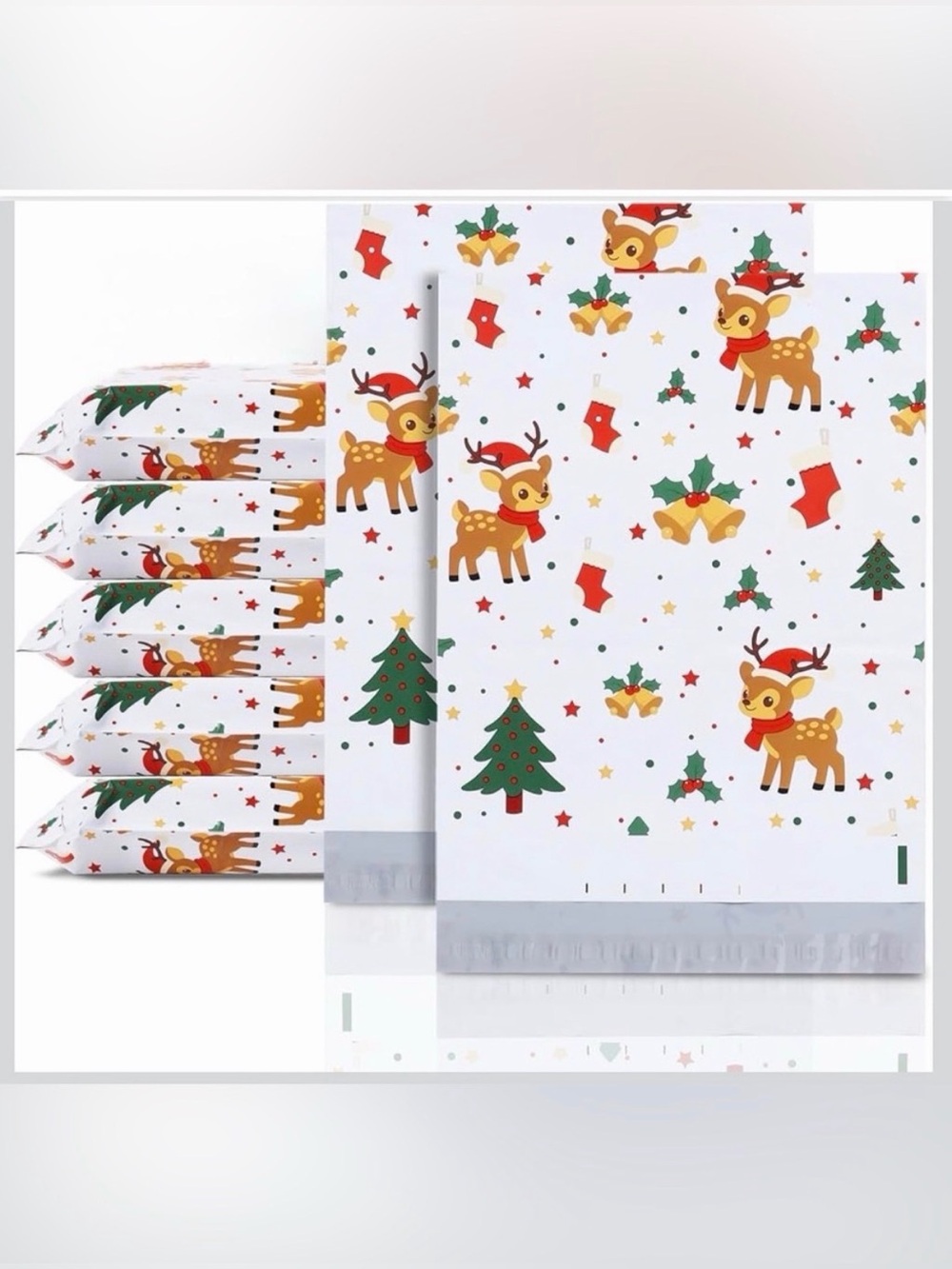 144PC Bundle: 25 10x13 Poly Mailers & 119 Thank You Stickers Shipping Bundle - Picture 2 of 10